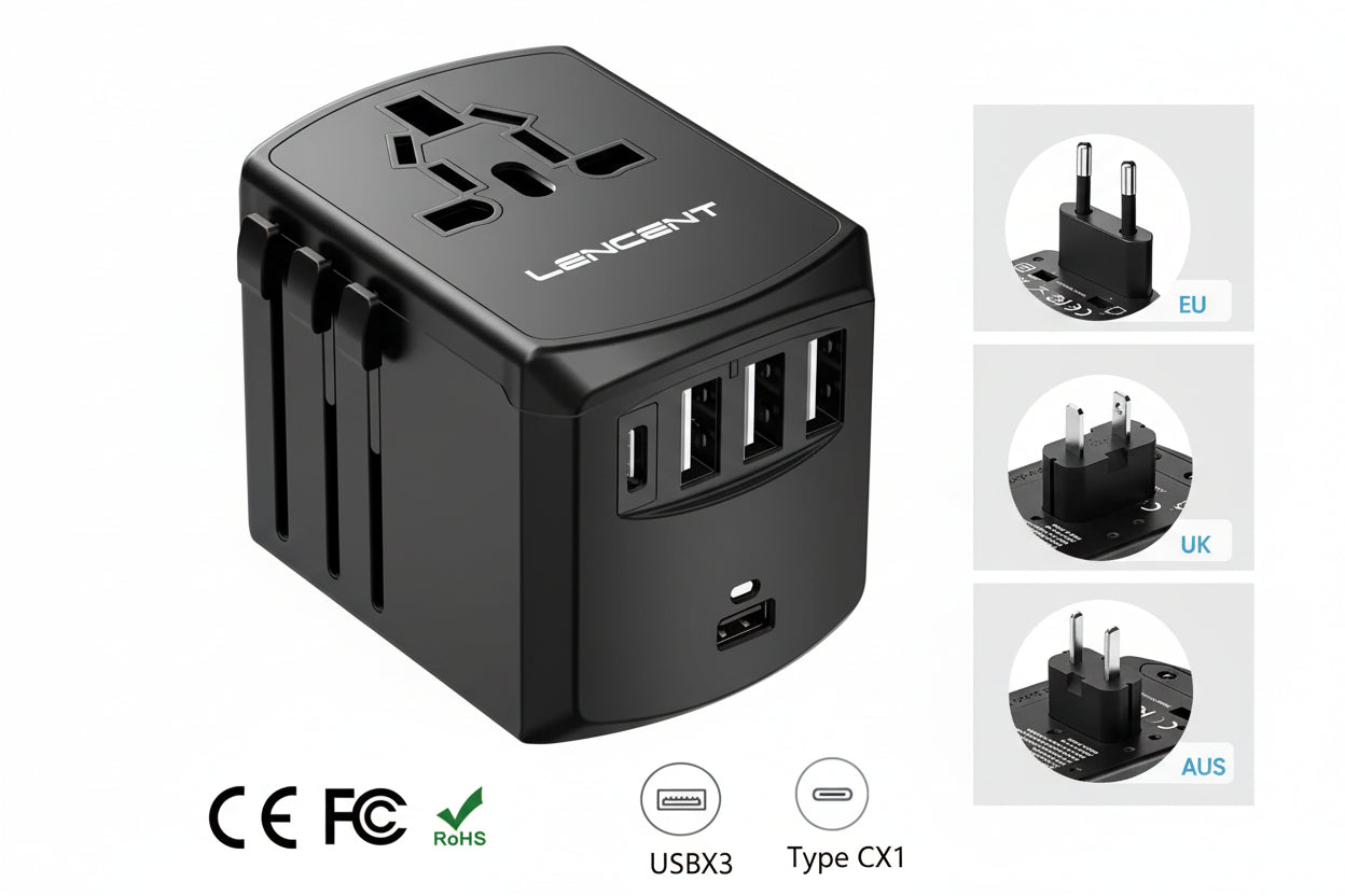 Universal Travel Power Adapter USB-C